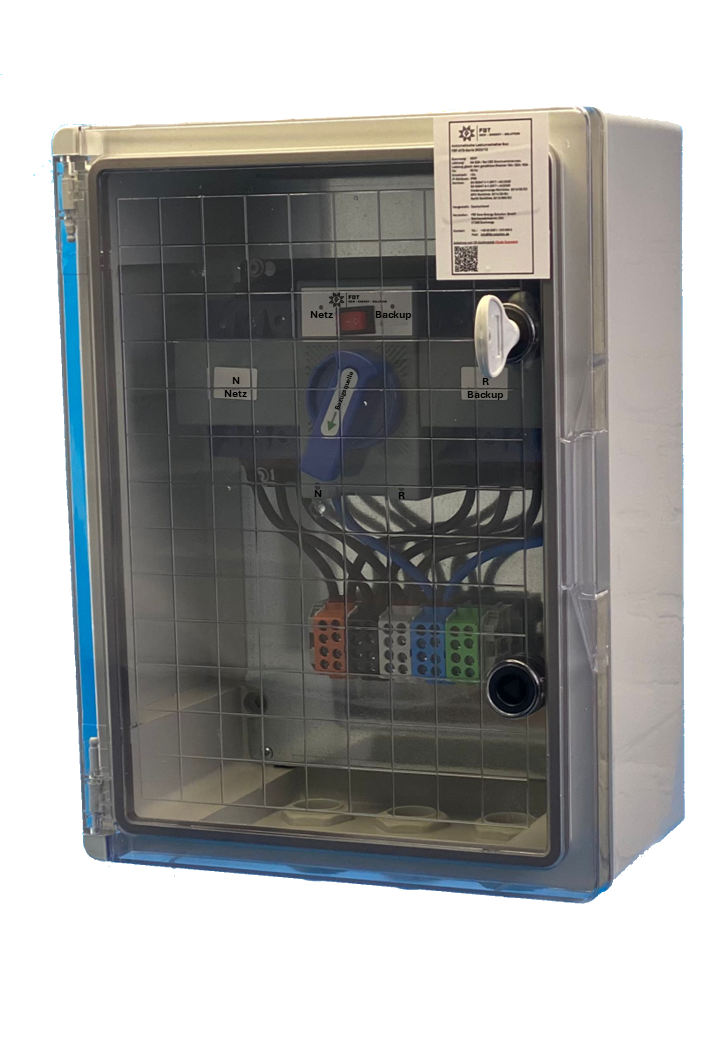 Automatischer Transferschalter / ATS-LIGHT / ATS-Box / Notstromumschalter / Solarumschalter / 63A / 230V / 400V / Transfer Switch