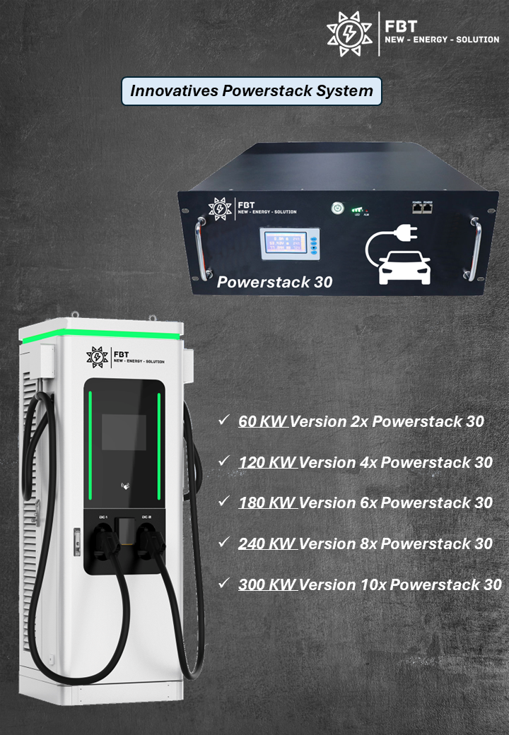 Supercharger 240 KW / DC Ladestation / Schnellladegerät / 60 - 300 KW